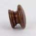 Knob style A 40mm walnut lacquered wooden knob